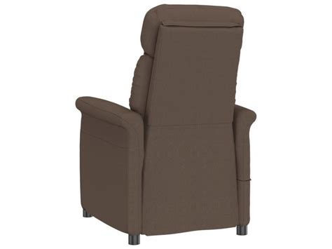 Vidaxl Fauteuil De Massage Taupe Similicuir Daim Conforama