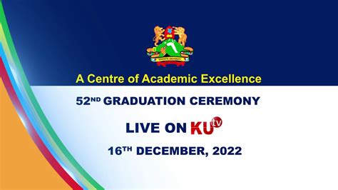 Kenyatta University Nd Graduation Ceremony Live Youtube