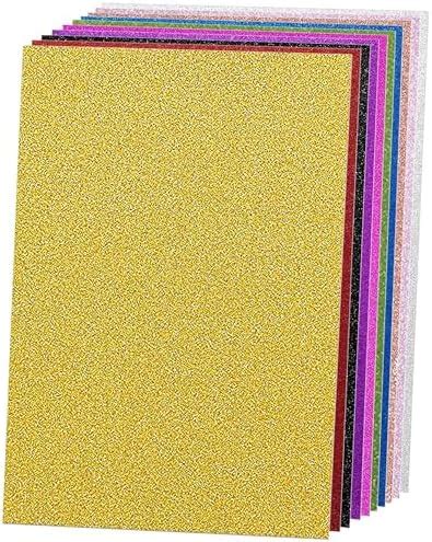 Amazon 10 Pack Assorted Colors EVA Foam Sheets Glitter Foam Paper