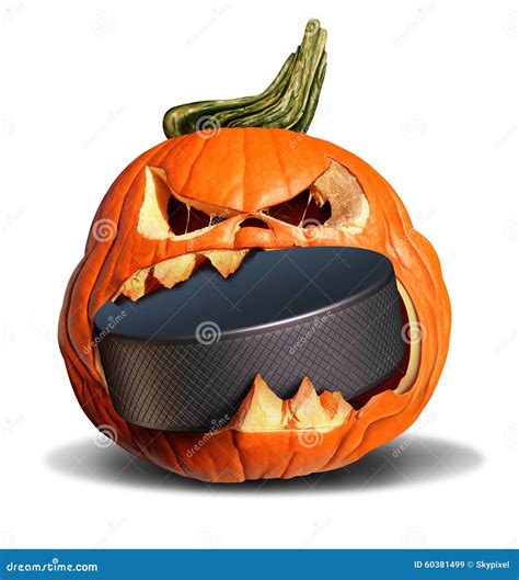 Hockey In Autumn Stock Illustration Illustration Of Halloween 60381499