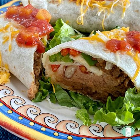 Beef and Bean Burritos - Freezer Meals 101 Club