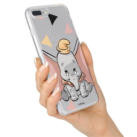 Funda Oficial Disney Dumbo Silueta Transparente Para Lg K