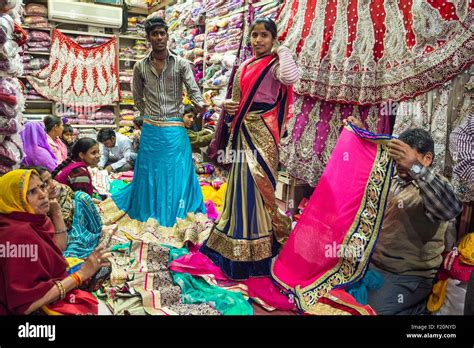 India Rajasthan State Jaipur The Johari Bazar Is The Main Market For