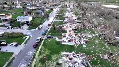 Drone Captures Devastating Tornado Aftermath In Nebraska Us News