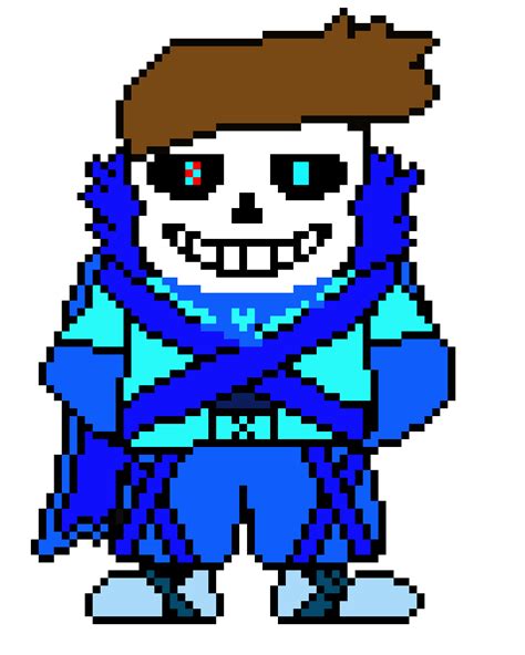 Sans Cross Pixel Art Maker