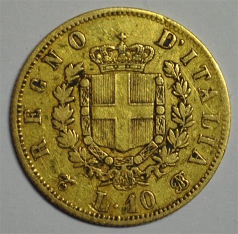 Italie 10 Lire 1863 Vittorio Emanuele II Catawiki