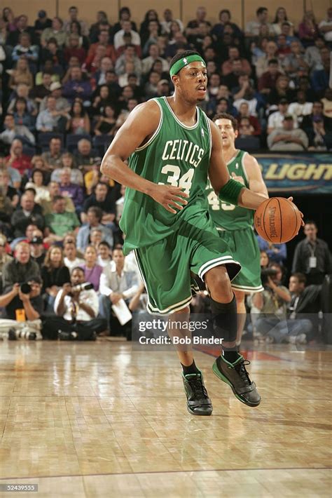 Paul Pierce Of The Boston Celtics Drives Against The Phoenix Suns