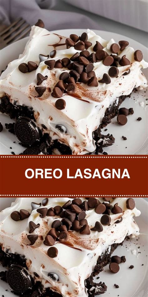 Oreo Lasagna Etastyrecipes Easy Recipes