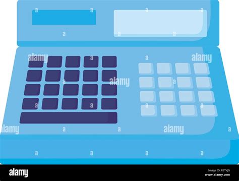 L Ic Ne De La Caisse Enregistreuse Sur Fond Blanc Vector Illustration