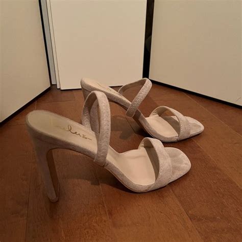 Lulus Shoes Lona Suede Light Nude High Heel Poshmark