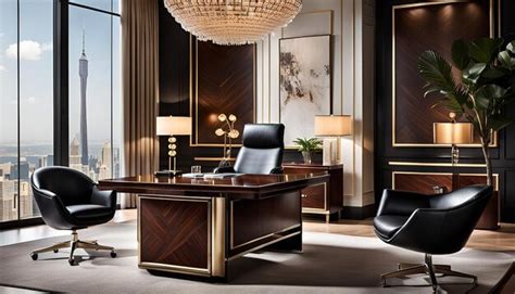 Luxury Executive Desk | Premium AI-generated image