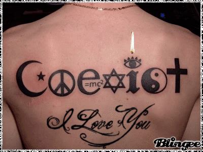 COEXIST Picture #125989676 | Blingee.com