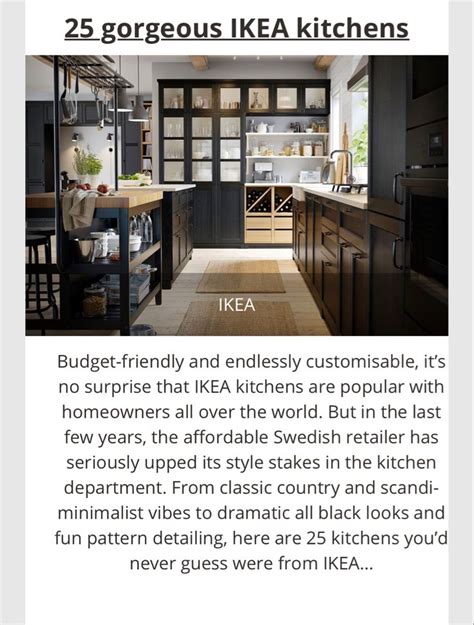 Black IKEA Kitchen | Black ikea kitchen, Ikea kitchen, Homeowner