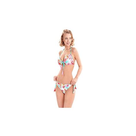 Vacanze Italiane Bikini Push Up Imbottito Con Slip Con Laccetti Sui Fianchi Impreziosito Da