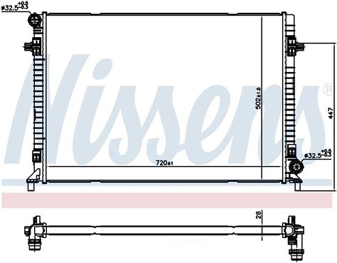 Radiator Se Gas Eng Code Cdvc Natural Nissens Ebay