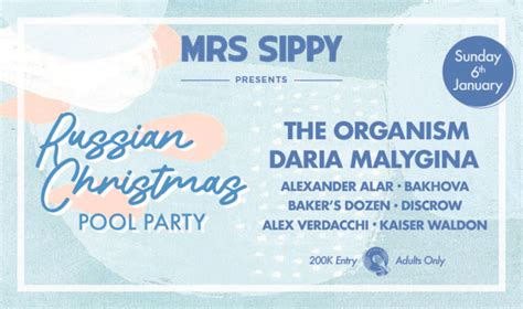 MRS SIPPY presents: Russian Christmas Pool Party | Honeycombers Bali