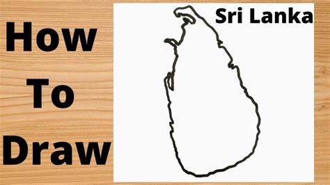 Drawing Sri Lanka Map Easy Way Youtube