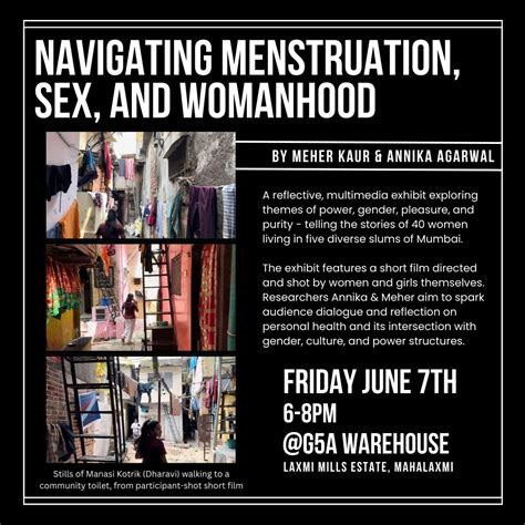 Navigating Menstruation Sex And Womanhood G5a