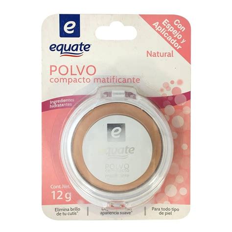 Polvo Compacto Equate Matificante Natural G Walmart