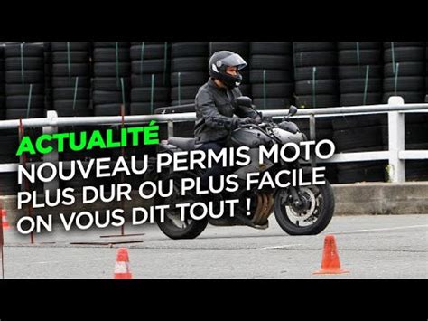 Nouveau Permis Moto Plus Facile Ou Plus Dur Youtube