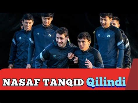 TEZKOR NASAF MUHLISLARI UCHIN YOMON XABAR FUTBOL YANGILIKLARI YouTube