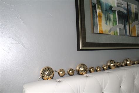 Silver & Blue Hue Metallic Paint on Light Textured Wall | Dallas, TX ...