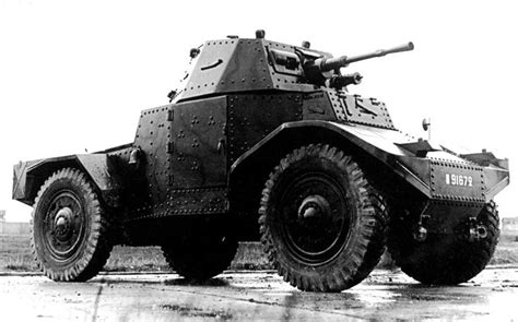 Panhard 178 Or Amd 35 French 4x4 Armored Car