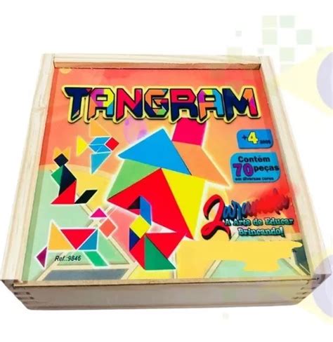 Brinquedos Educativos Tangram Em Madeira Pe As Pedag Gico R Em