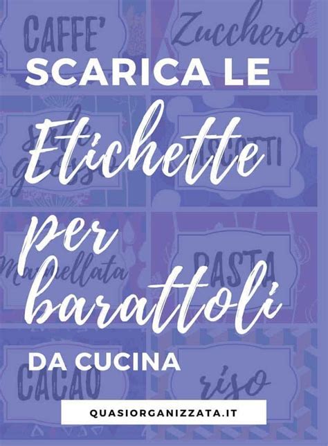 Etichette Per Barattoli Da Stampare PDF Modificabili