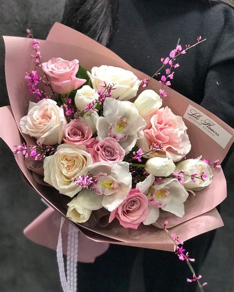 Самый нежный из нежных | Flowers bouquet, Flower arrangements, Pretty ...