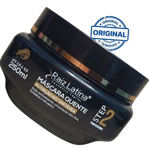 Mascara Quente Nutrição Instantanea Step 2 Raiz Latina 250ml MercadoLivre
