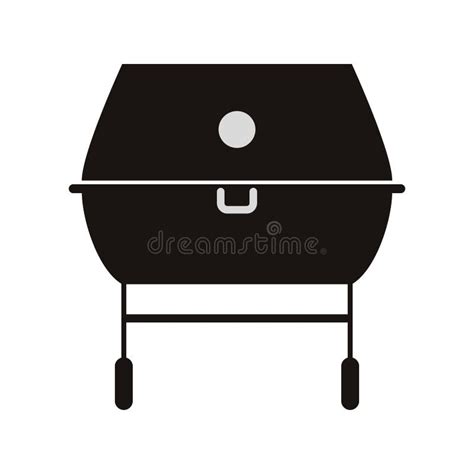 Bbq Grill Icon Stock Vector Illustration Of Restaurant 79185461