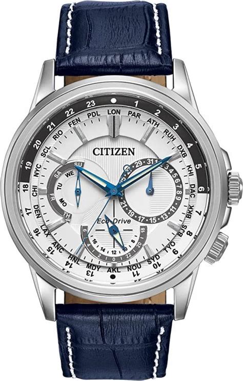 Citizen Eco Drive Calendrier Quartz Men S Watch Stainless Steel With