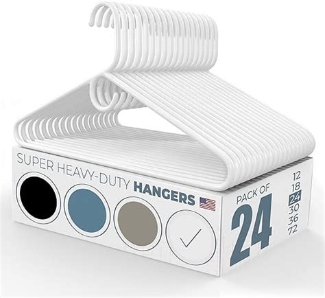 Amazon Neaties Super Heavy Duty Plastic Hangers White