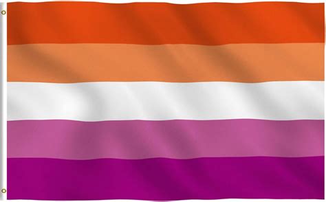 Amazon Lesbian Pride Flag X FT Outdoor Pride Month Sunset