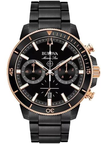 Bulova Marine Star Cron Grafo Original Para Hombre B Meses Sin