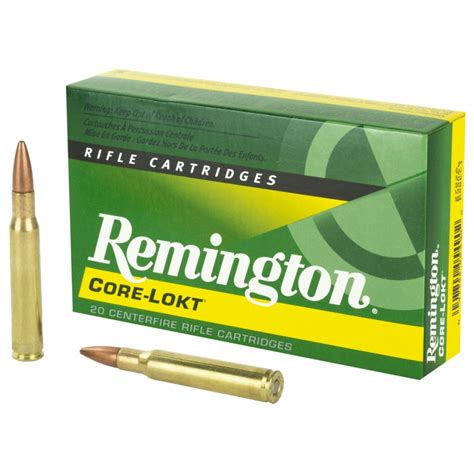 Balles Remington Core Lokt PSP Cal 25 06 25 06 Rem 100 Grains