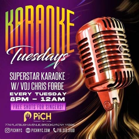 Karaoke Tuesday - Mar 28, 2023 | FETE LIST, Soca Events