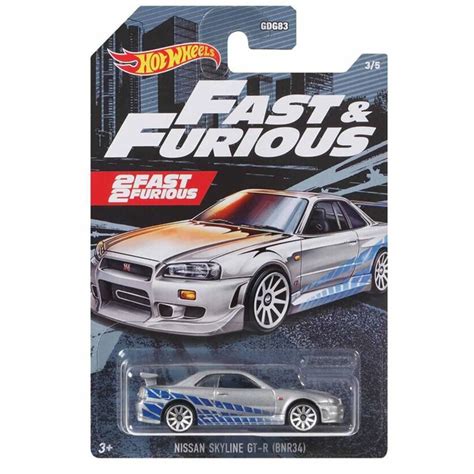 Jual Hot Wheels Premium Nissan Skyline GT R BNR34 Fast Furious R34 R34 FF Shopee Indonesia