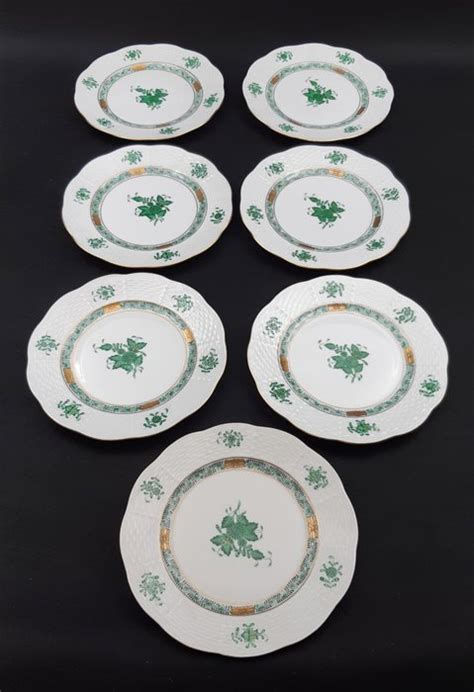 Chinese Bouquet Apponyi Green Herend Exquisite Plate Catawiki