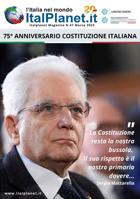 75 Anni Della Costituzione Italiana Celebriamo Questa Ricorrenza