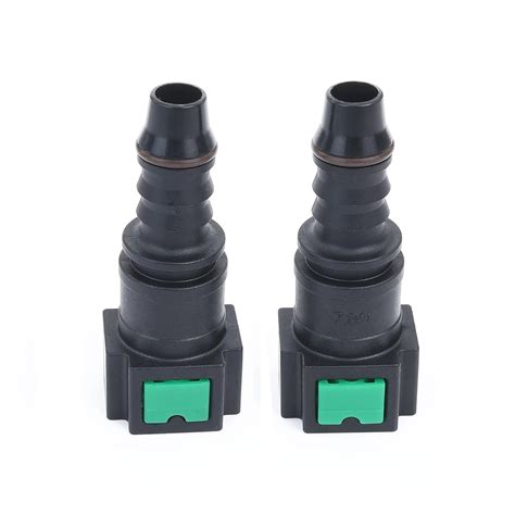 Ac Performance 2pcs Plastic Fuel Fitting Quick Connect Female 516 Tube