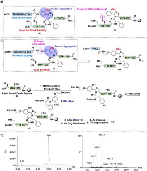 Total Synthesis Of Interleukin Via A Tunable Backbone Modification