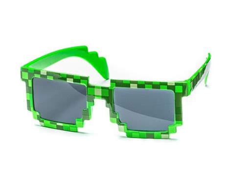 Buy 8 Bit Pixel Glasses Minecraft Style Pikselowe Okulary 8 Bit Pixel Minecraft Style