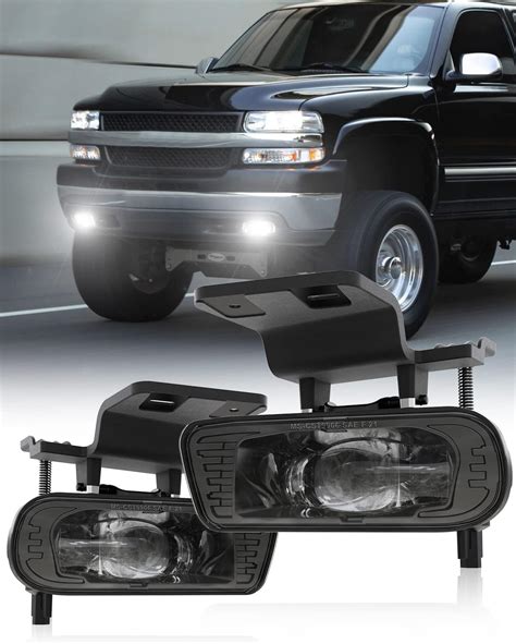 4x4flstc Led Fog Lights Replacement Fog Lamps Driving Lights Compatible With Chevy