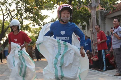 ODGJ Liponsos Surabaya Lomba Bakiak Dan Balap Karung HUT Ke 78 RI