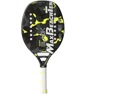 Raquete De Beach Tennis MBT Easy Black