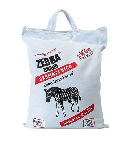 Zebra Basmati Rice Extra Long Grain 10 Lb Zebra Basmati Rice Online