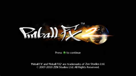 Screenshot Of Pinball Fx2 Xbox 360 2010 Mobygames