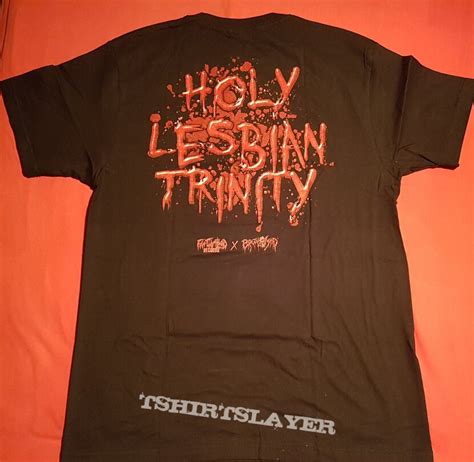 Lesbian Tribbing Squirt Holy Lesbian Trinity TShirtSlayer TShirt And BattleJacket Gallery